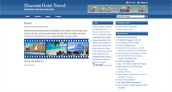 Desktop Screenshot of discount-hotel-travel.com