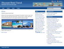 Tablet Screenshot of discount-hotel-travel.com